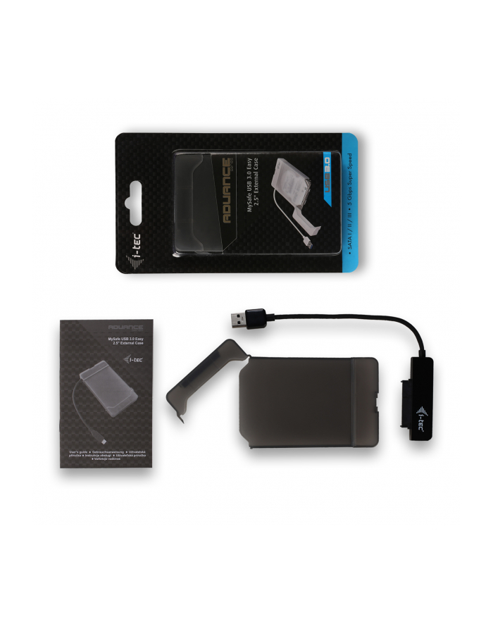 i-tec MySafe USB 3.0 Easy SATA I/II/III HDD SSD CZARNA główny