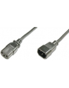 ASSMANN Kabel przedłużający zasilający Typ IEC C14/IEC C13 M/Ż czarny 1,2m - nr 11