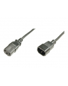 ASSMANN Kabel przedłużający zasilający Typ IEC C14/IEC C13 M/Ż czarny 1,2m - nr 13