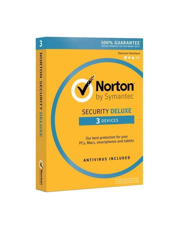 Symantec *Norton Sec.3.0 DELUX PL CARD 1U 3Dvc 1Y 21357598 główny