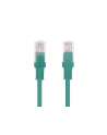 Patch cord kat.5E 1M zielony Lanberg - nr 7