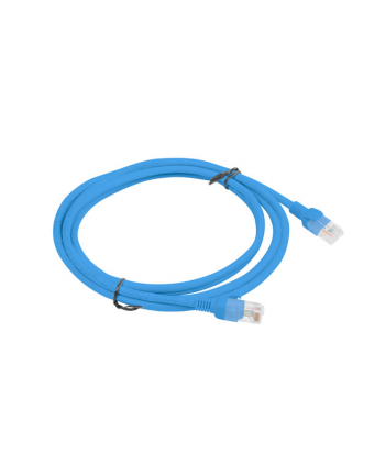 Patch cord kat.5E 2M niebieski Lanberg