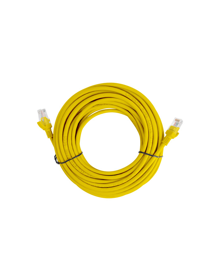 Patch cord kat.5E 5M żółty Lanberg główny