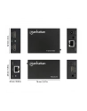 Manhattan Extender HDMI po skrętce Cat6/6a/7 1080p do 50m z czujnikiem IR PoE - nr 53
