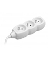Listwa zasilająca TRACER PowerCord 3,0m (3 gniazda, biała) - nr 7