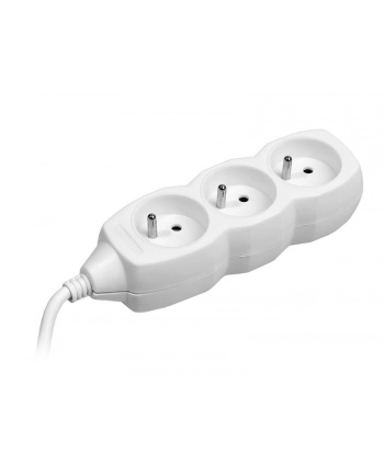 Listwa zasilająca TRACER PowerCord 3,0m (3 gniazda, biała)