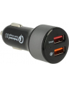 Delock ładowarka zapalniczka 12V/24V -> 1xUSB Qualcomm Quick Charge+1xUSB 2.4A - nr 15