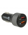 Delock ładowarka zapalniczka 12V/24V -> 1xUSB Qualcomm Quick Charge+1xUSB 2.4A - nr 4