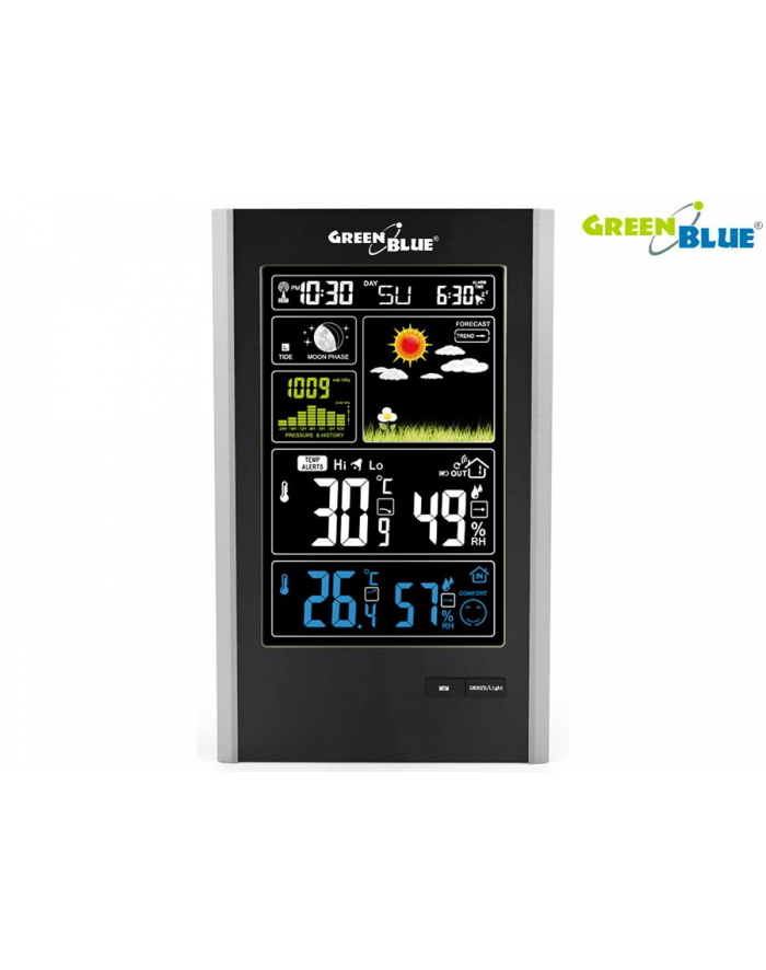 GreenBlue Stacja pogody GB520 DFC bezprzewodowa USB główny