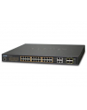 PLANET 24-Port Combo Managed Switch 24-Port 10/100/1000T Ultra PoE managed Switch, und 4-Port Gigabit TP/SFP Combo Ports, 600 Watts PoE Budget - nr 10