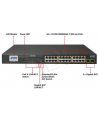 PLANET 16-Port SFP Ethernet Switch 24-Port 10/100/1000T 802.3at PoE Switch, + 2-Port Gigabit SFP and LCD Monitor for PoE, 300 Watts - nr 9