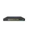 PLANET Layer3 24Port Stackable Switch Layer 3 24-Port 10/100/1000T PoE 802.3at Switch, 4-Port 10G SFP+ Uplinks, stackable Web managed - nr 10