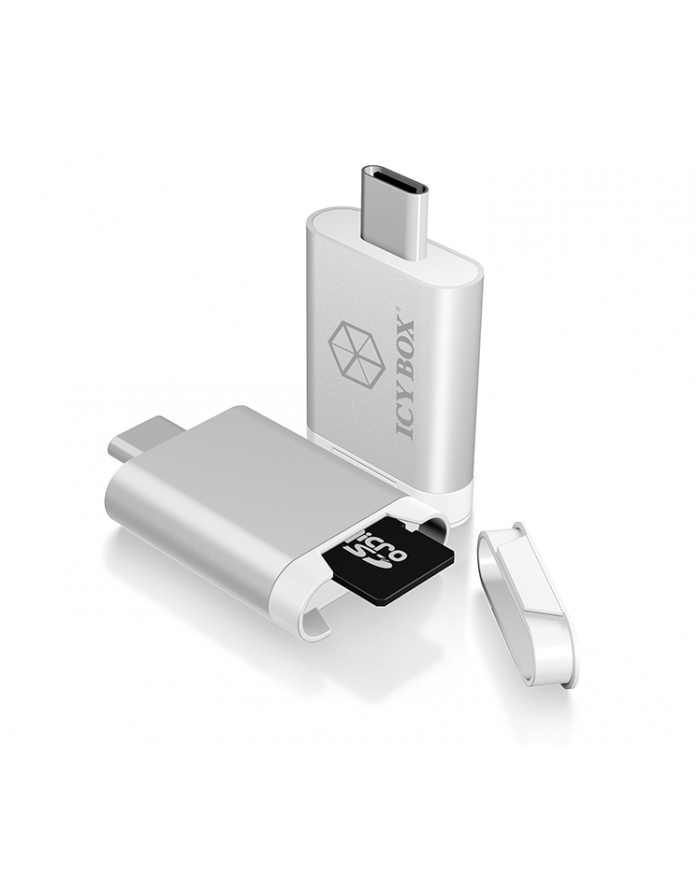 Icy Box Zewnętrzny czytnik kart pamięci MicroSD/SDHC z USB 3.0 Type-C główny