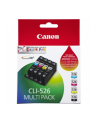 CANON CLI-526 Value pack blister 4x6 Phot Paper PP-201 50sheets + Cyan Magenta Yellow & Photo Black ink tanks - nr 2