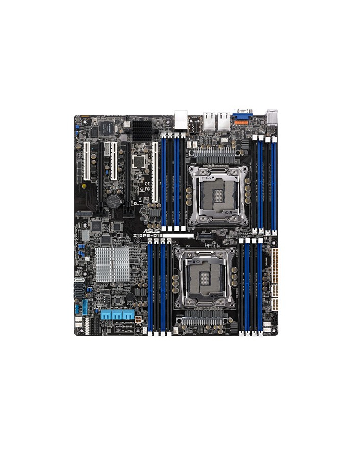 Asus Z10PE-D16/10G-2T ASMB8-IKVMDOW Chipset Intel C612, Socket LGA 2011-3, 16 x DIMM DDR4, 1024GB, Aspeed AST2400, 32MB, EEB główny