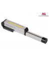 Maclean Lampa warsztatowa długopis srebrno-czarny MCE121S magnetyczna COB LED - nr 15