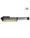 Maclean Lampa warsztatowa długopis srebrno-czarny MCE121S magnetyczna COB LED - nr 17