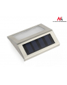 Maclean Lampa solarna 2LED na ogrodzenie, schody MCE119 Energy Inox - nr 4