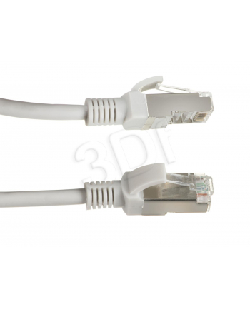 Lanberg Patchcord RJ45, kat. 5e, FTP, 3m, szary