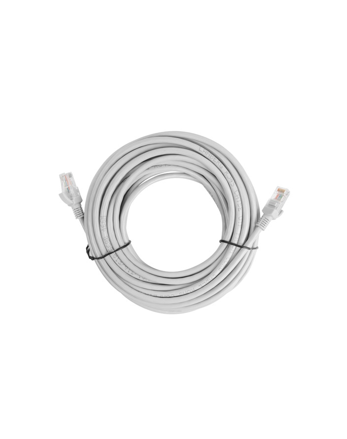 Lanberg Patchcord RJ45, kat. 6, UTP, 15m, szary główny