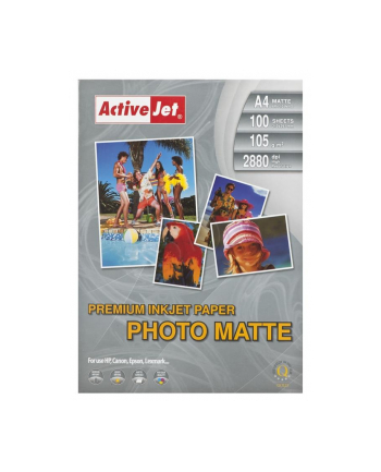 Papier fotograficzny matowy Activejet A4 100szt. 105g/m2