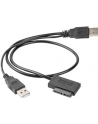 Gembird Adapter USB (M) + Power -> SATA slim SSD (na kablu) - nr 23