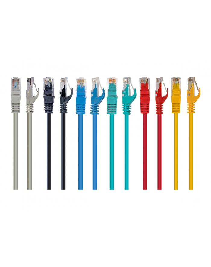 Gembird patchcord RJ45, osłonka zalewana, kat. 6, UTP, 2m, szary główny