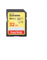Pamięć SanDisk SecureDigital SDHC Extreme (90 MB/s Class 10 UHS-I U3 V30) - 32 GB - nr 1