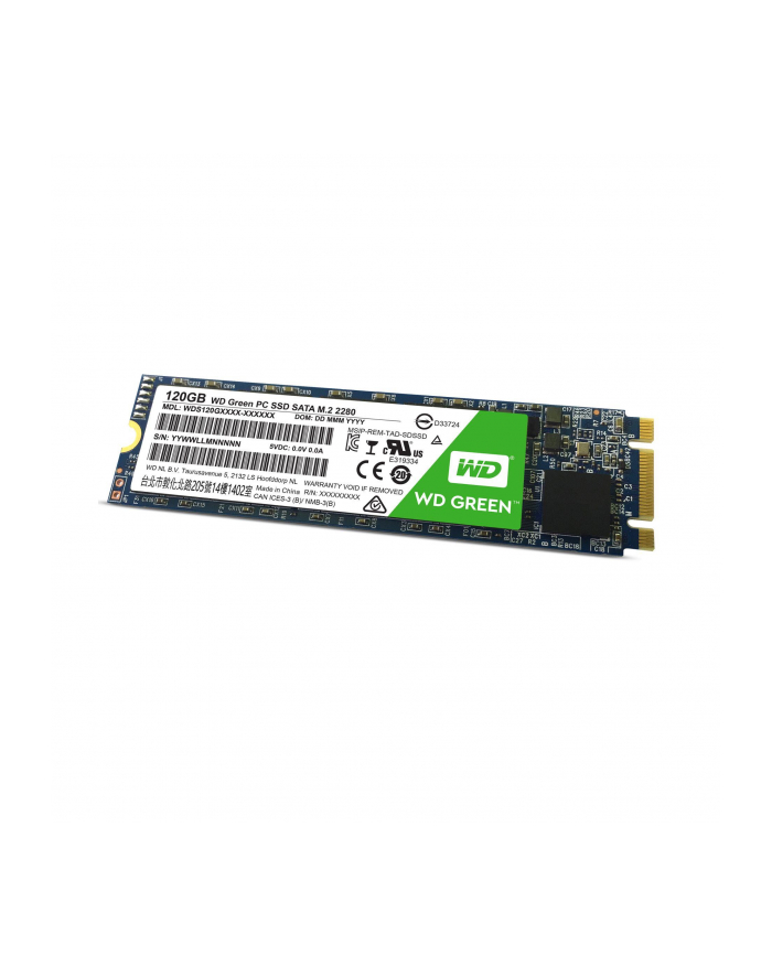 WESTERN DIGITAL WD Green SSD 120GB SATA III 6Gb/s  M.2 2280 7mm Bulk główny