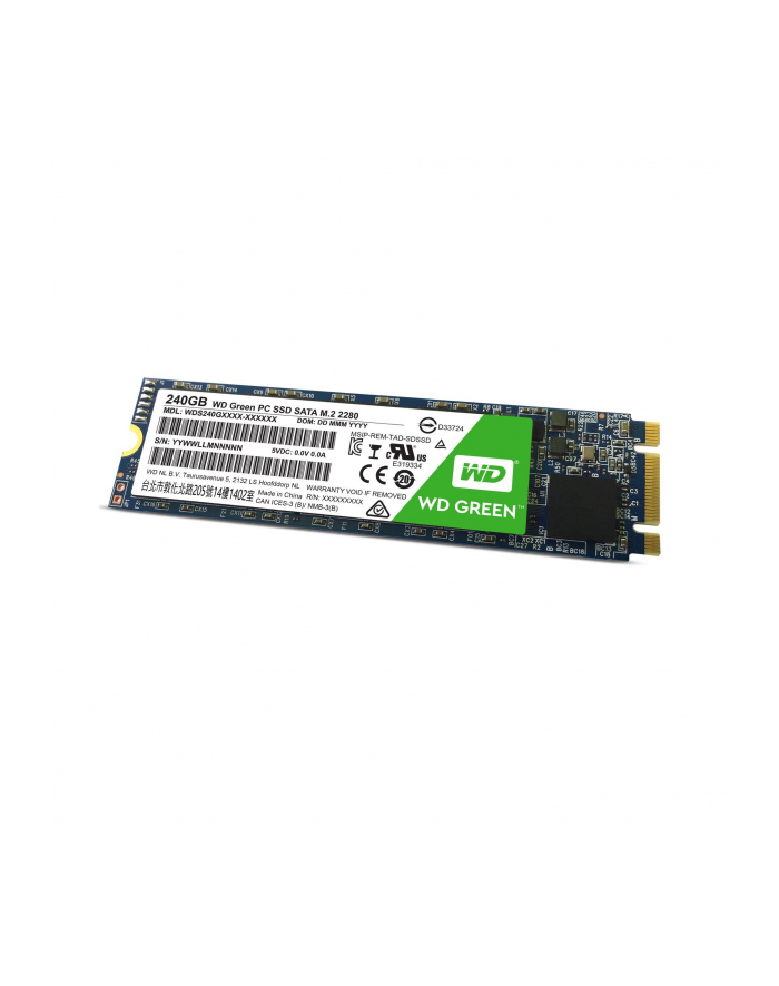 WESTERN DIGITAL WD Green SSD 240GB SATA III 6Gb/s  M.2 2280 7mm Bulk główny