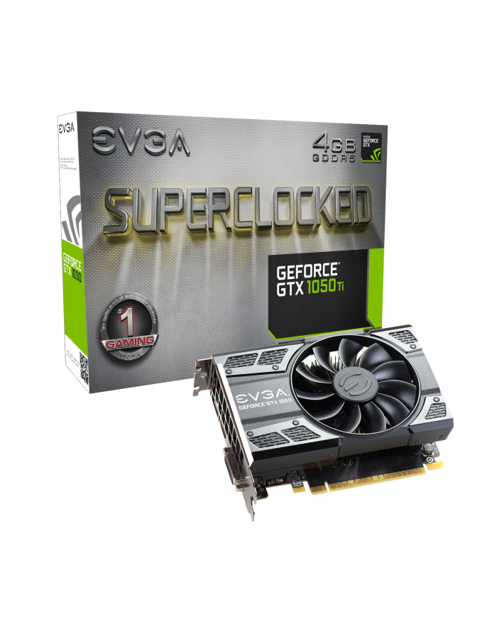 EVGA GeForce GTX 1050Ti SC Gaming, 4GB, HDMI2.0b, DisplayPort1.4 and DualLinkDVI główny