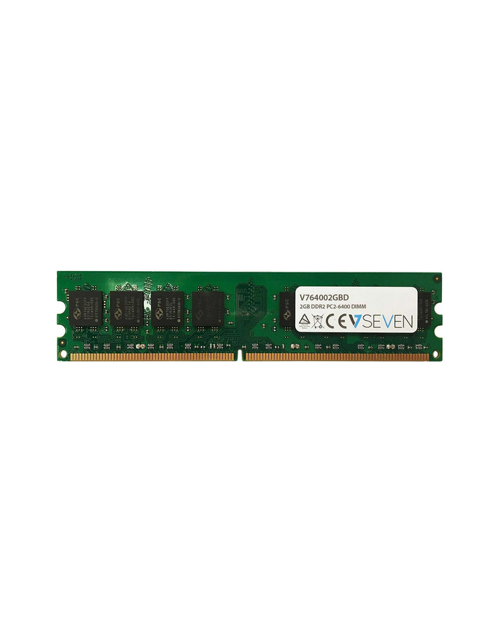 V7 2GB DDR2 800MHZ CL6 2GB, DDR2, PC2-6400, 800Mhz, DIMM główny