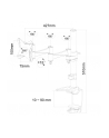 NewStar Uchwyt Nabiurkowy do Monitora (klema/mocowanie przelotowe) - nr 27