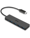 i-tec USB 3.1 Type C SLIM HUB 4 Port passive - Black - nr 12