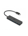 i-tec USB 3.1 Type C SLIM HUB 4 Port passive - Black - nr 15