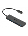i-tec USB 3.1 Type C SLIM HUB 4 Port passive - Black - nr 21