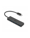 i-tec USB 3.1 Type C SLIM HUB 4 Port passive - Black - nr 3