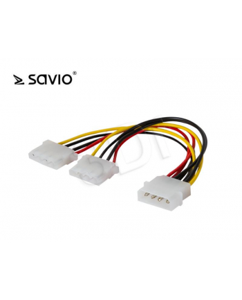 SAVIO AK-09 Power Cable adapter MOLEX 1X2  0,18m