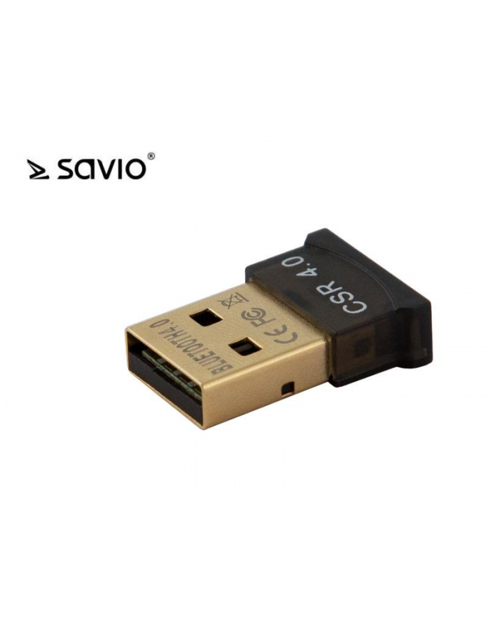 SAVIO BT-040 Adapter komputerowy Bluetooth 4.0 główny