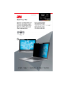 3M Filtr prywatyzujący PF140W9E Edge-to-Edge 14.0'' Widescreen Laptop |325x194mm| - nr 15