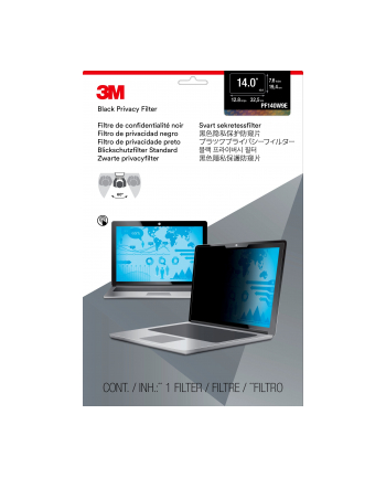 3M Filtr prywatyzujący PF140W9E Edge-to-Edge 14.0'' Widescreen Laptop |325x194mm|