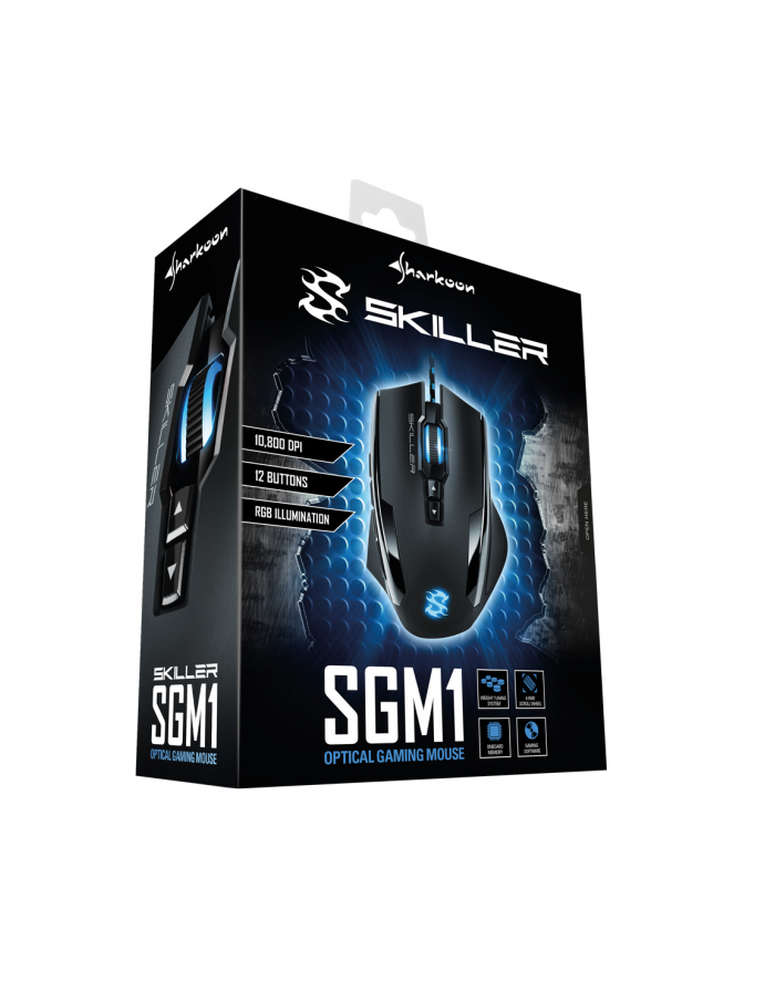 Sharkoon Skiller SGM1 Gaming Mouse, USB główny