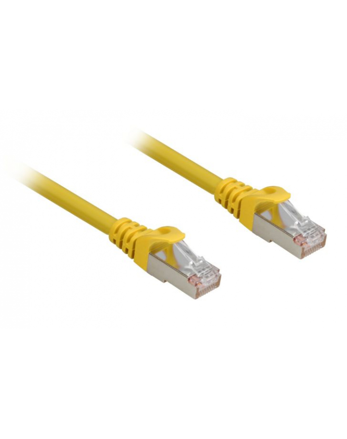 Sharkoon kabel sieciowy RJ45 CAT.6a SFTP LSOH żółty 0,25m - HalogenFree główny