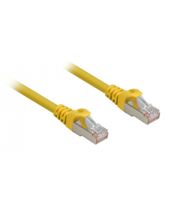 Sharkoon kabel sieciowy RJ45 CAT.6a SFTP LSOH żółty 0,25m - HalogenFree