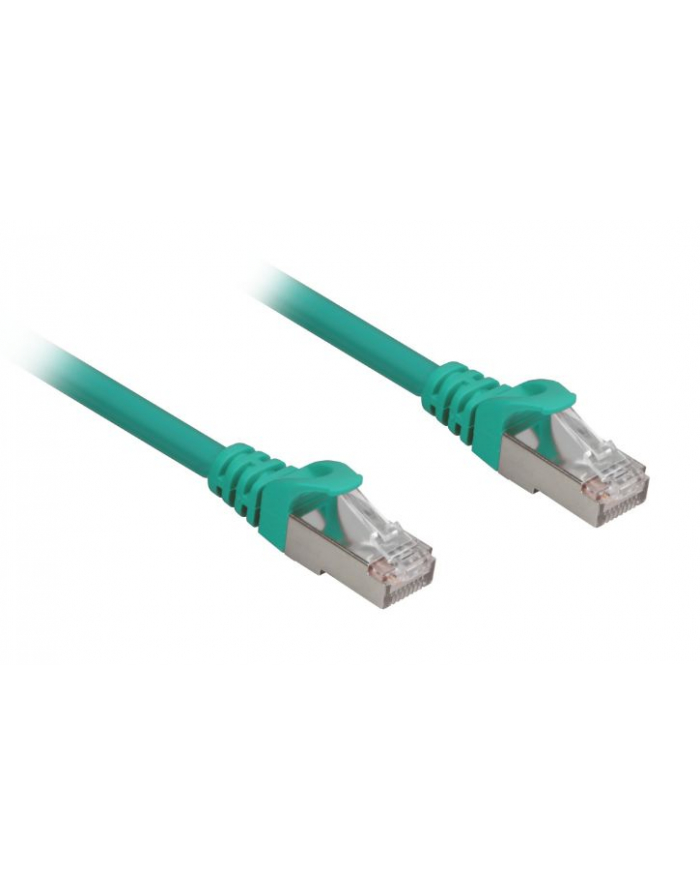 Sharkoon kabel sieciowy RJ45 CAT.6a SFTP LSOH zielony 0,25m - HalogenFree główny