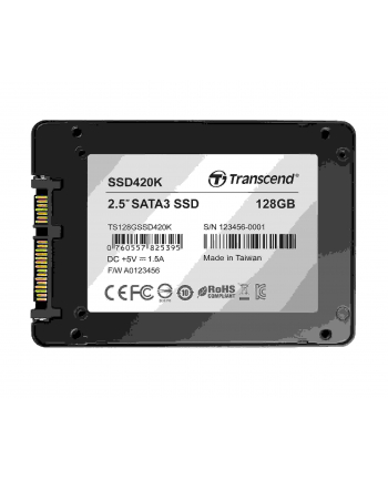 Transcend SSD420 128GB SATA3 2.5'', aluminium case