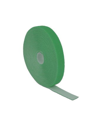 Delock organizer kabli - rzep, długość 10m x szerokość 20mm, rolka, zielony