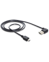 Delock kabel Easy USB 2.0 AM > USB 2.0 mini, 1m, kątowy lewo/prawo, czarny - nr 18