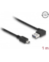 Delock kabel Easy USB 2.0 AM > USB 2.0 mini, 1m, kątowy lewo/prawo, czarny - nr 29