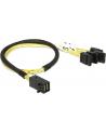 Delock Kabel Mini SAS HD SFF-8643 > 4 x SATA 7 Pin 0.5m - nr 8